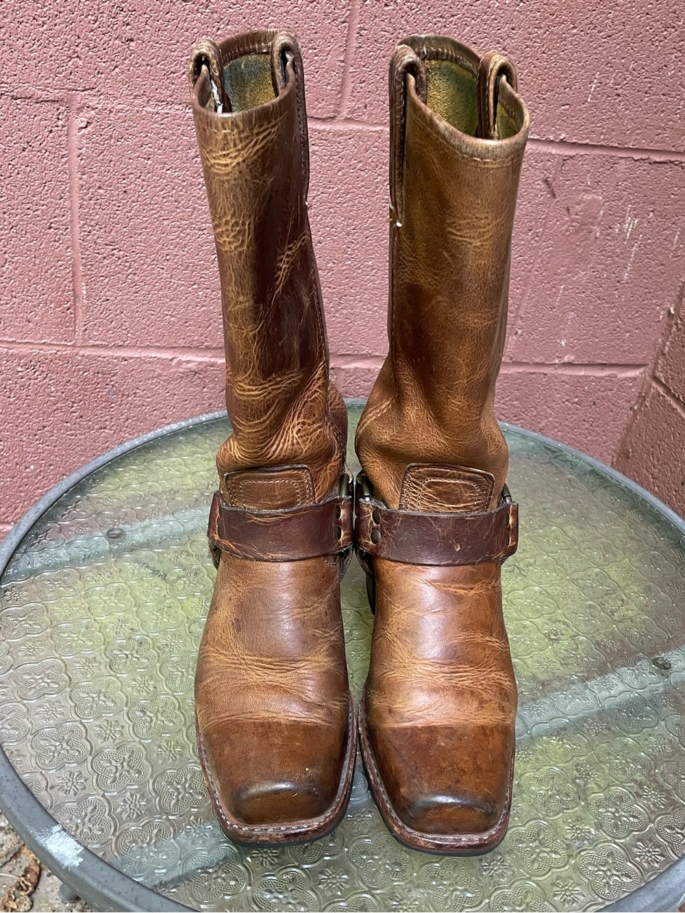 Frye 12R Vintage Harness Boots Size 7.5 - Picture 6 of 15